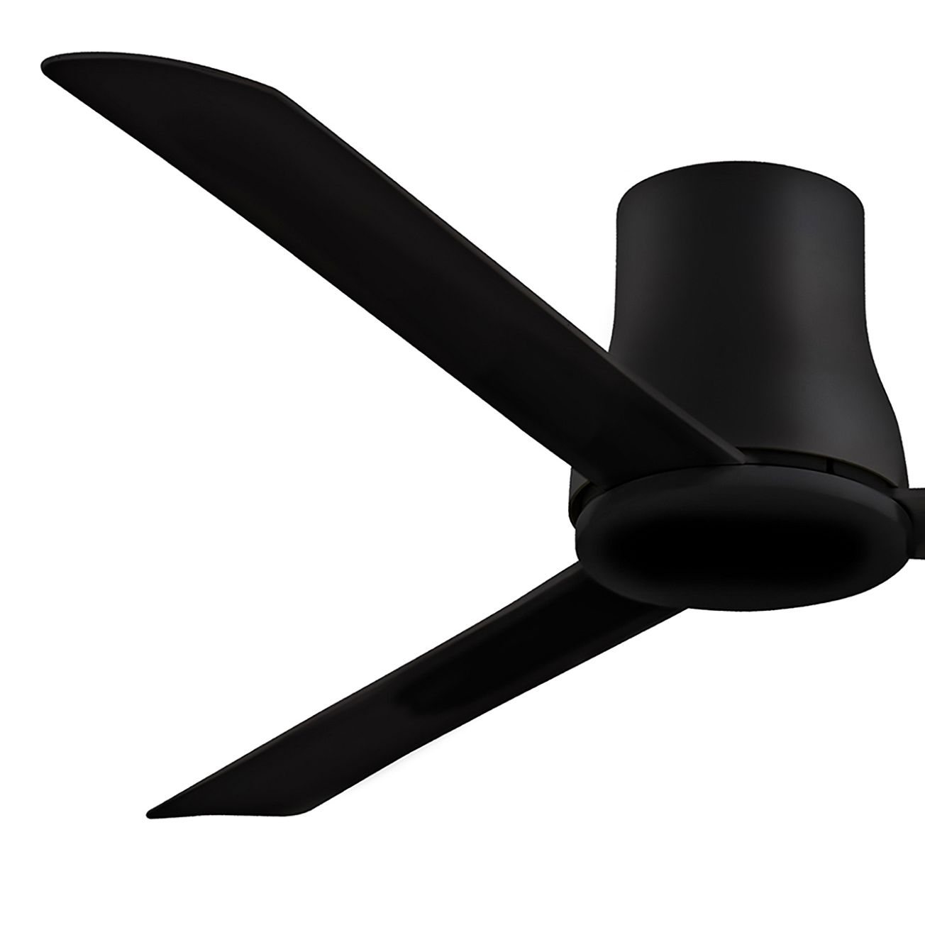 Image 5 Minka Aire Simple Flush 52-Inch Black Hugger Ceiling Fan more views
