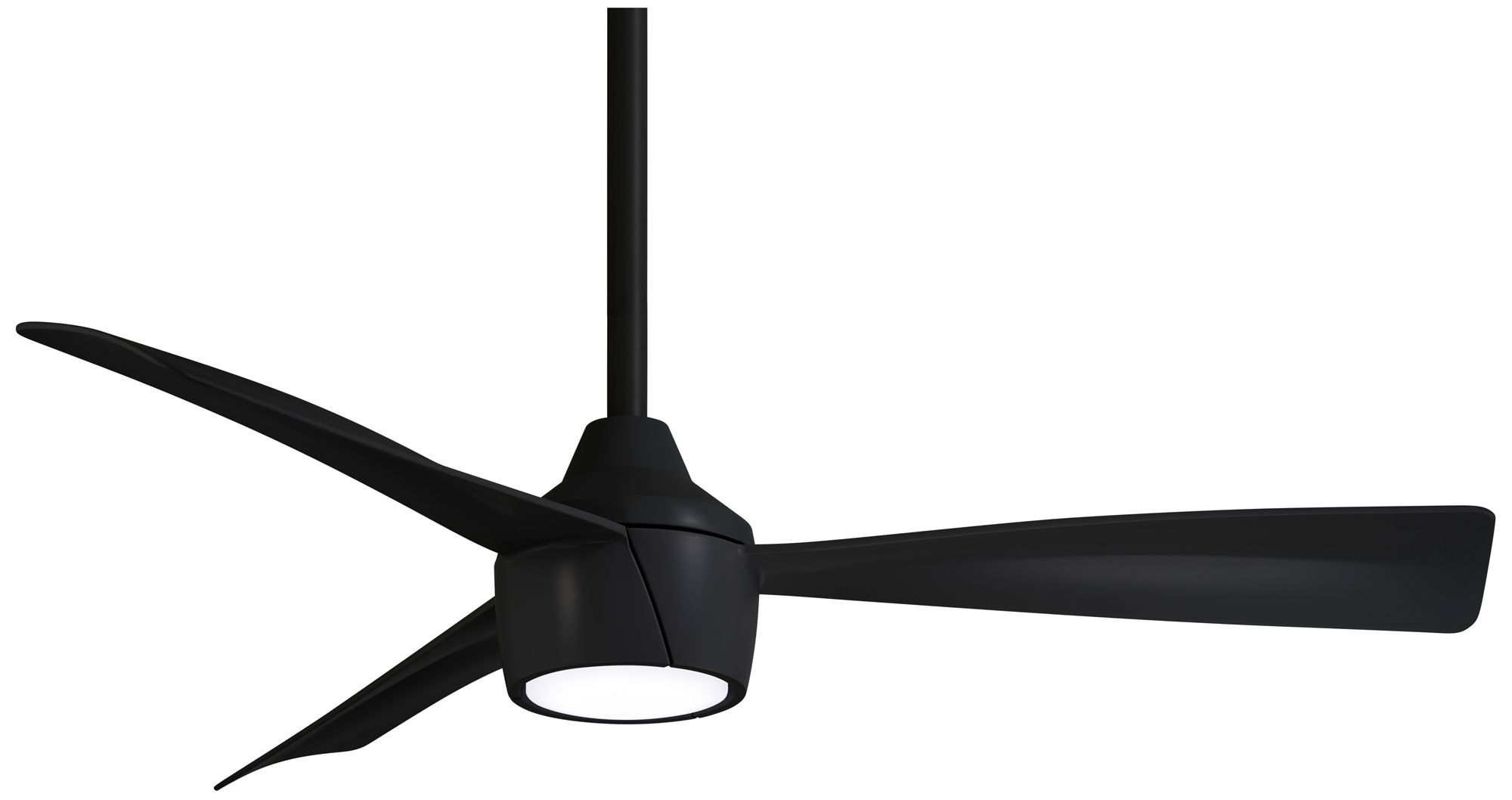 Image 2 Minka-Aire Skinnie 44-inch LED Coal Black Outdoor Ceiling Fan
