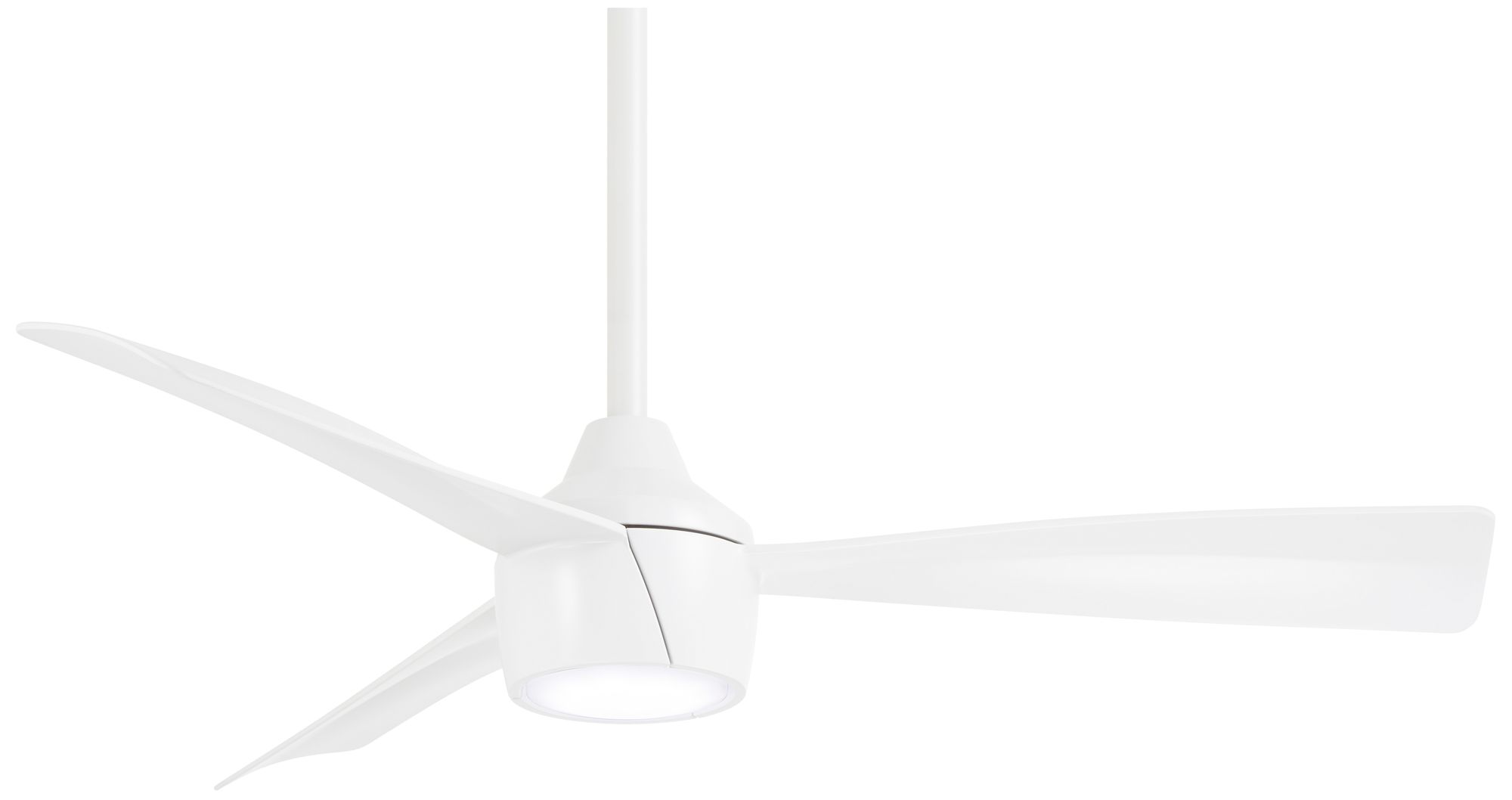 Image 2 Minka-Aire Skinnie 44-inch LED Flat White Outdoor Ceiling Fan