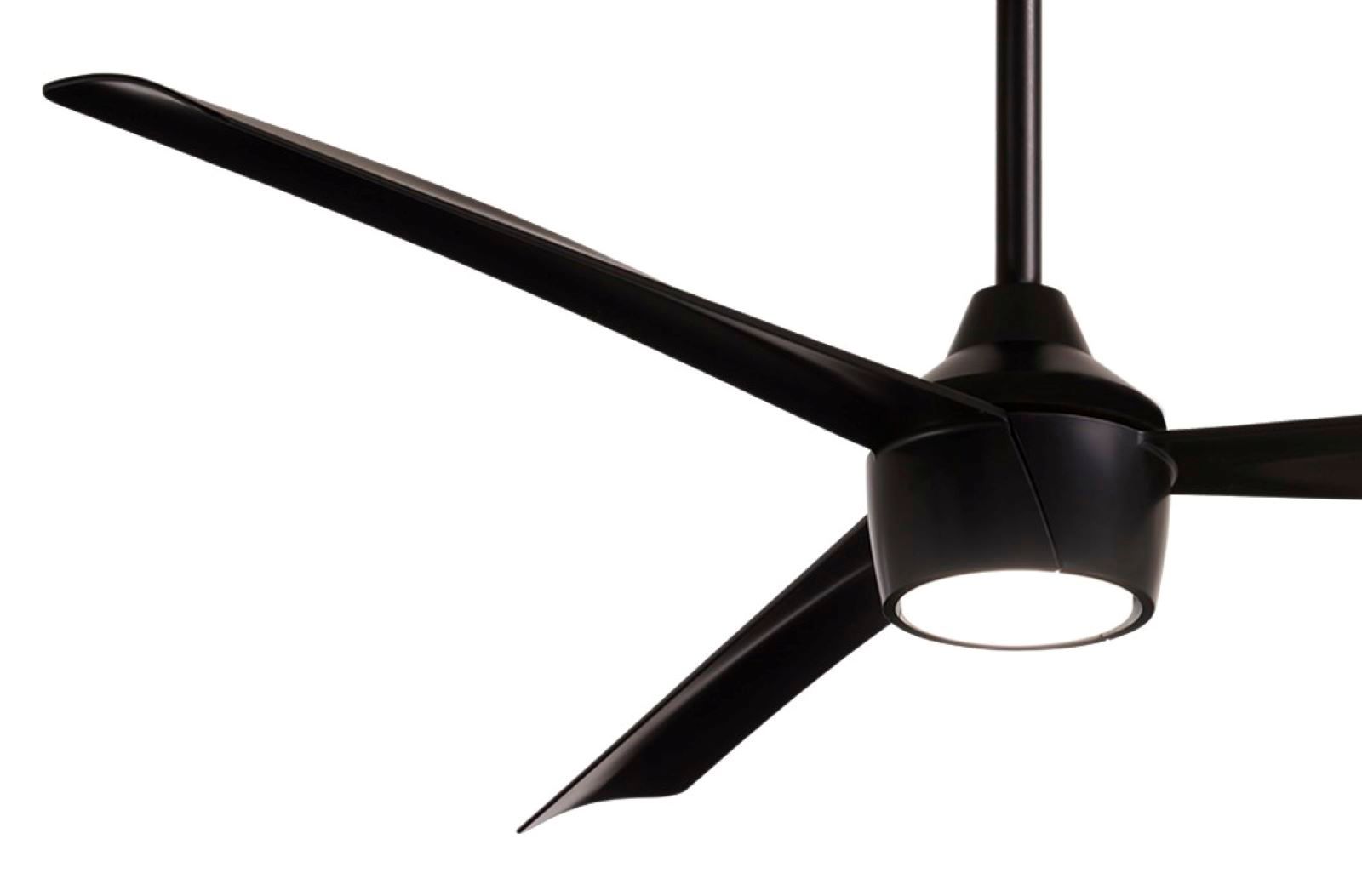 Minka Aire Skinnie 56-inch LED Black Outdoor Ceiling Fan