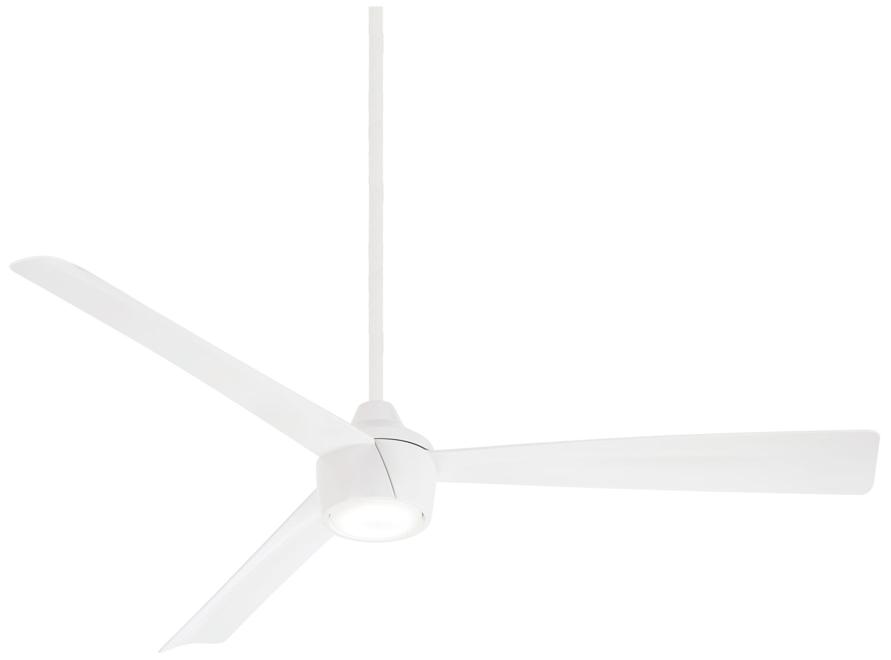 Minka Aire Skinnie 56-inch LED Flat White Outdoor Ceiling Fan