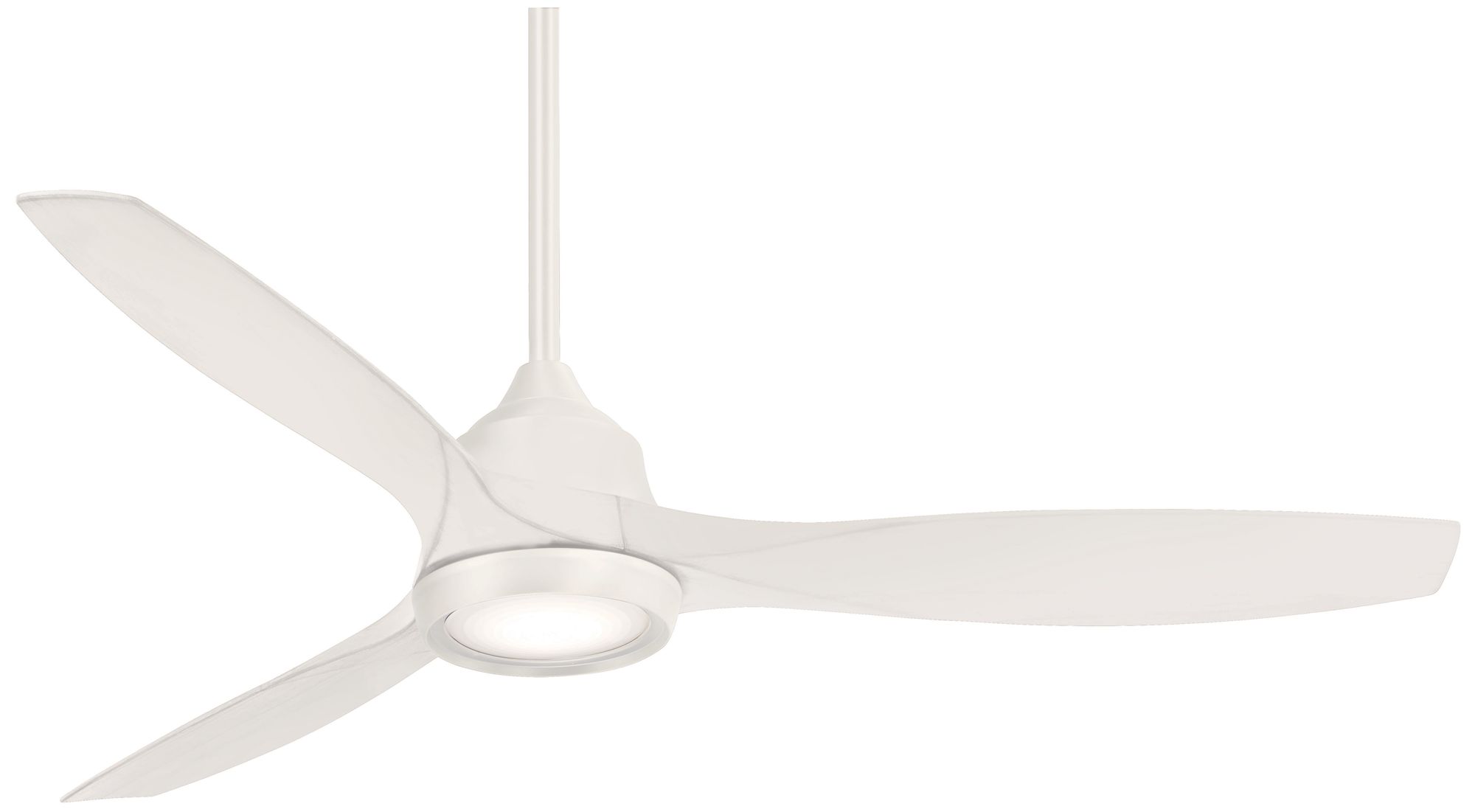 Image 2 Minka Aire Skyhawk 60-inch LED Flat White Indoor Ceiling Fan