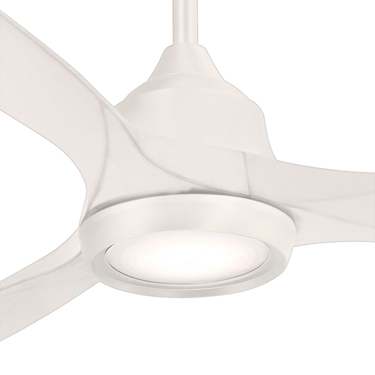 Image 3 Minka Aire Skyhawk 60-inch LED Flat White Indoor Ceiling Fan more views