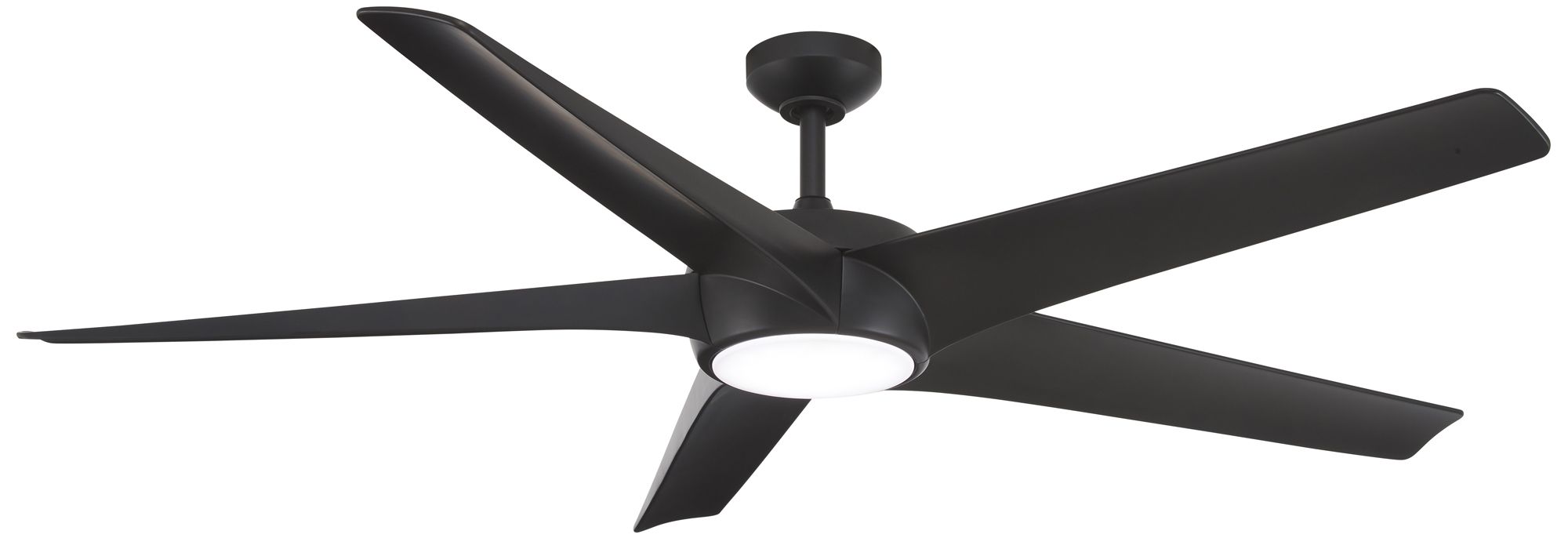 Image 3 Minka-Aire Skymaster 64-inch LED Indoor Black Ceiling Fan with Remote