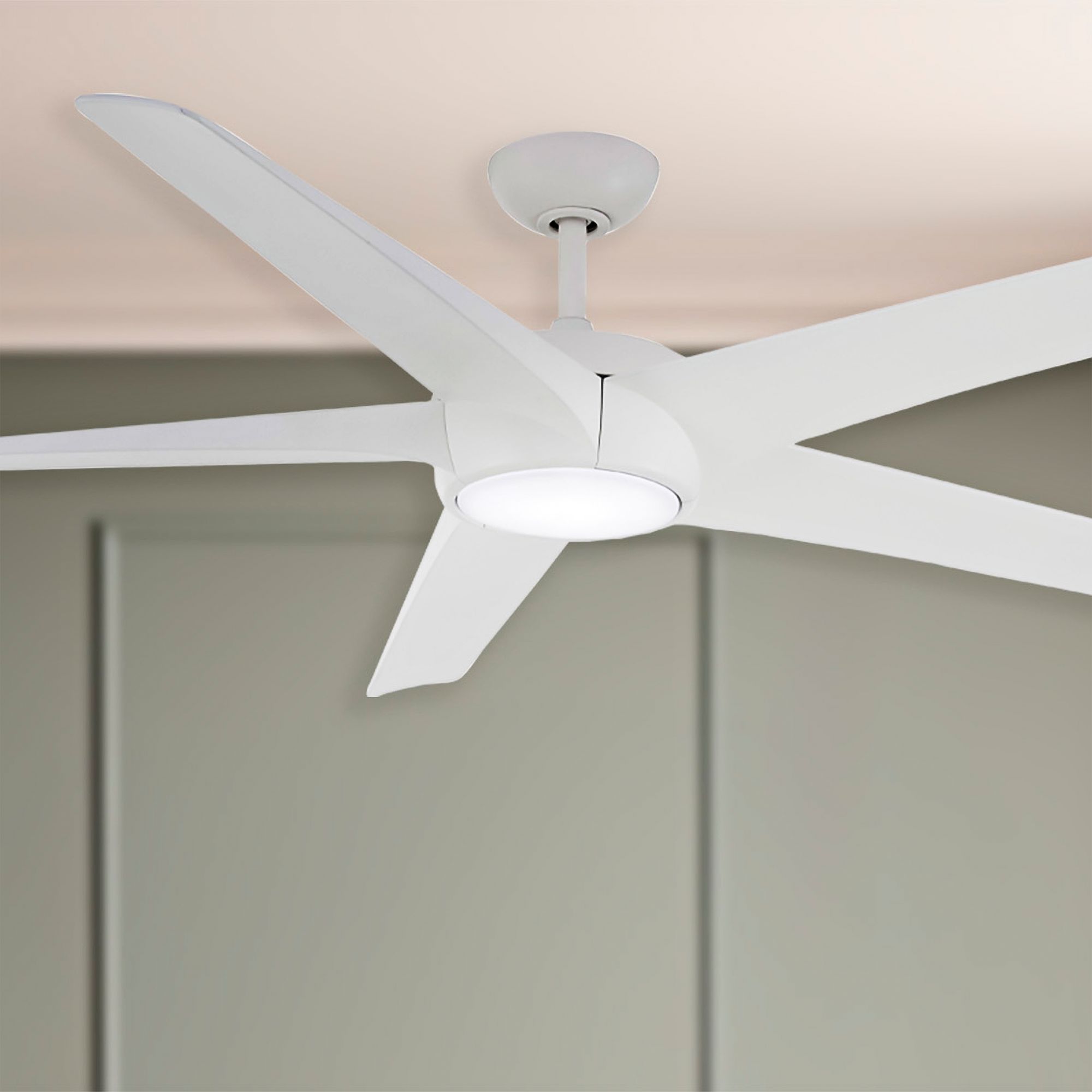 Thumbnail2 of Minka-Aire Skymaster 64-inch LED Indoor Flat White Ceiling Fan