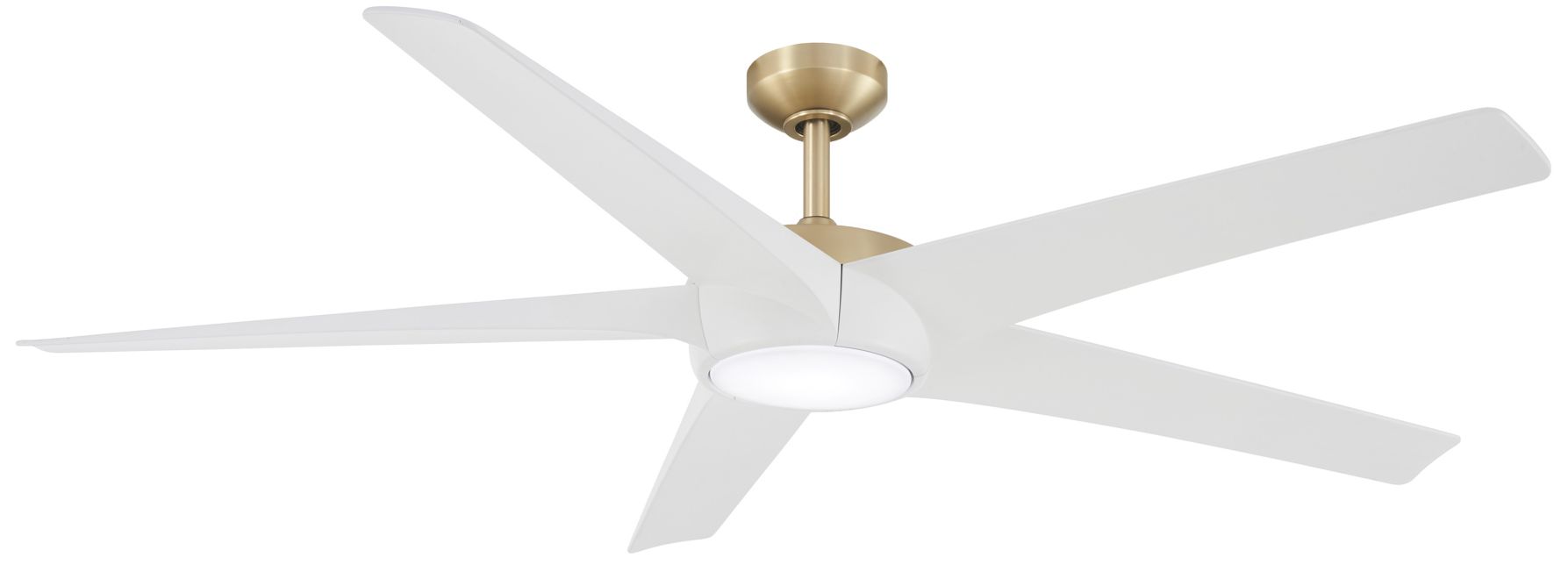 Image 2 Minka-Aire Skymaster 64-inch LED Indoor Soft Brass Ceiling Fan