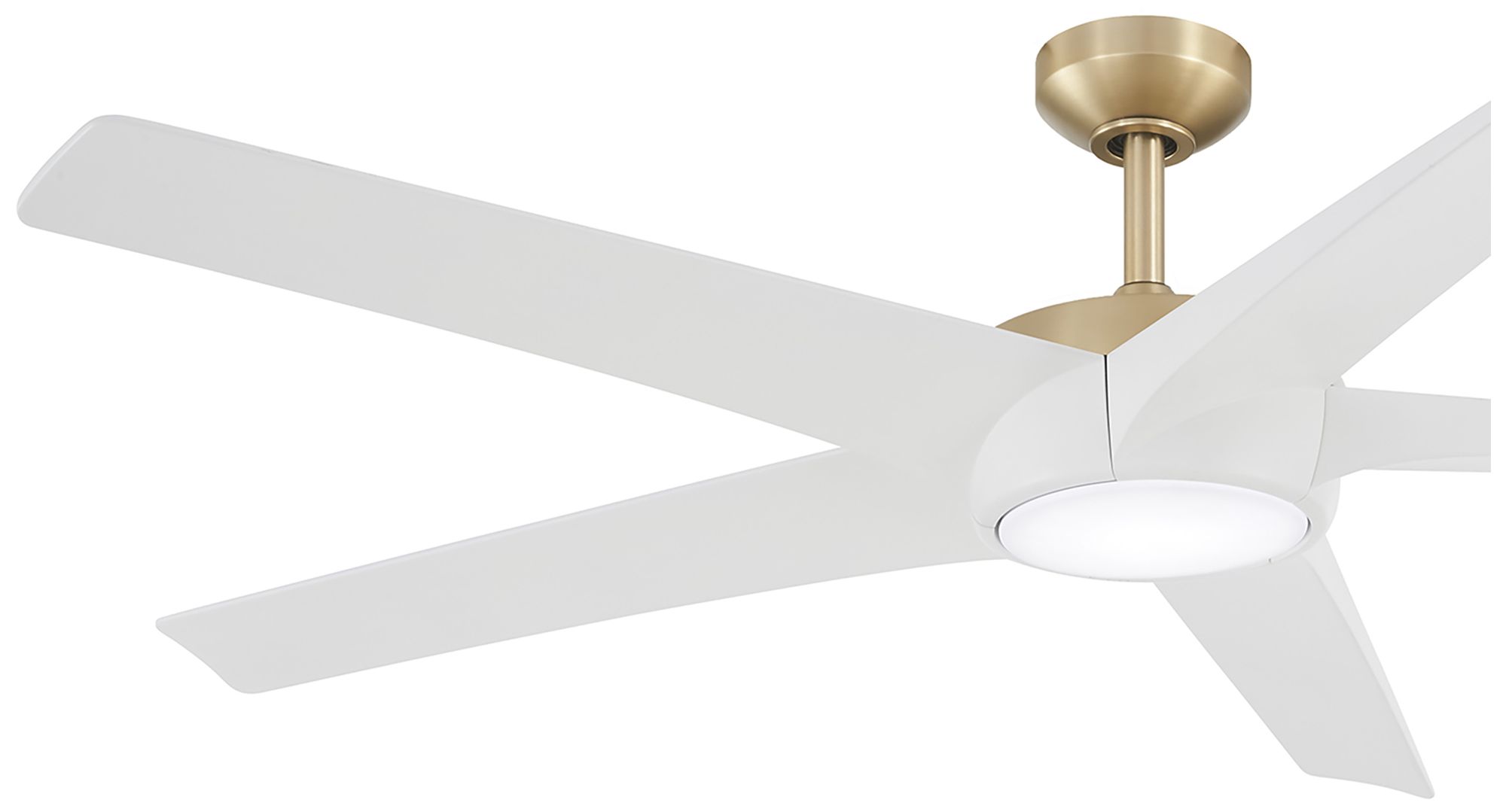 Image 3 Minka-Aire Skymaster 64-inch LED Indoor Soft Brass Ceiling Fan more views