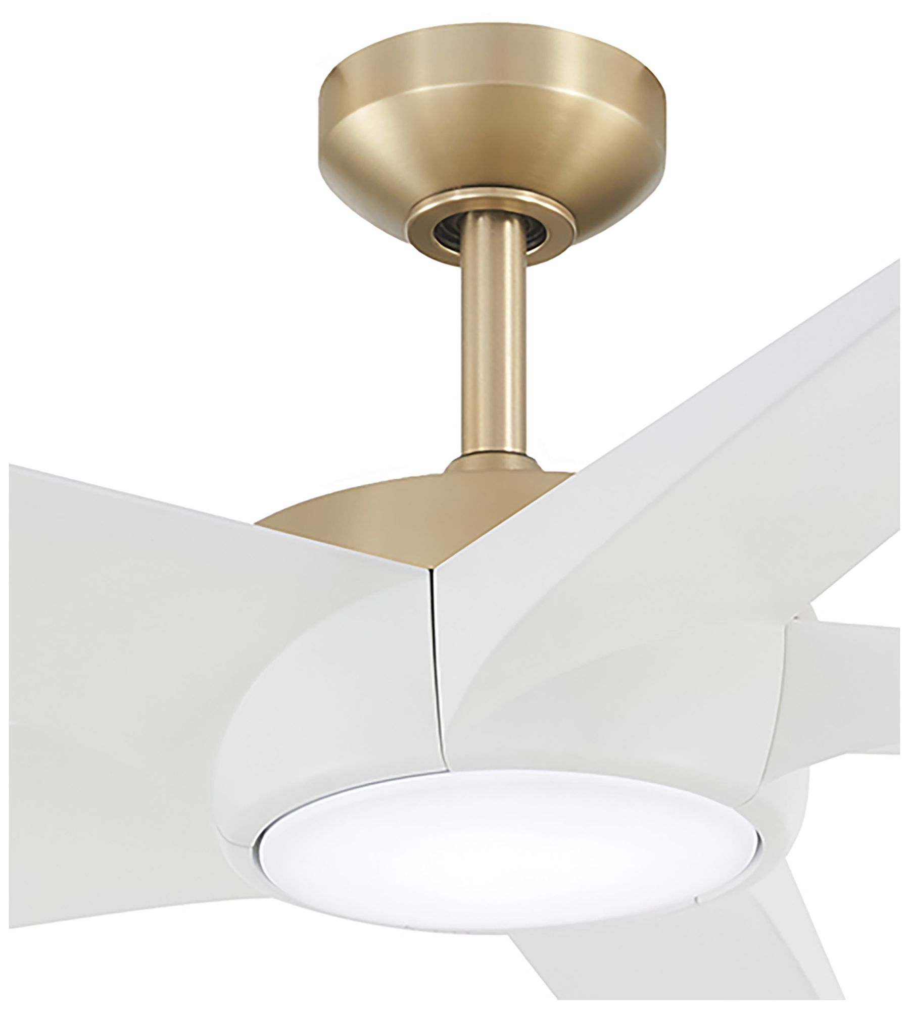 Image 4 Minka-Aire Skymaster 64-inch LED Indoor Soft Brass Ceiling Fan more views