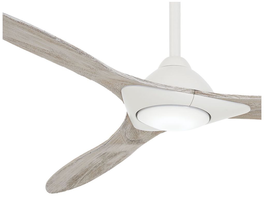 Image 3 Minka Aire Sleek 60-inch LED Flat White Indoor Ceiling Fan more views