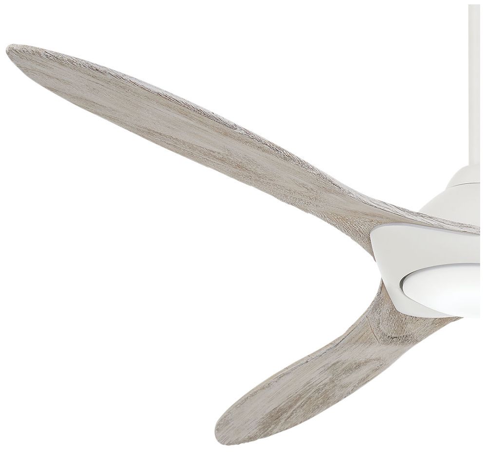 Image 4 Minka Aire Sleek 60-inch LED Flat White Indoor Ceiling Fan more views