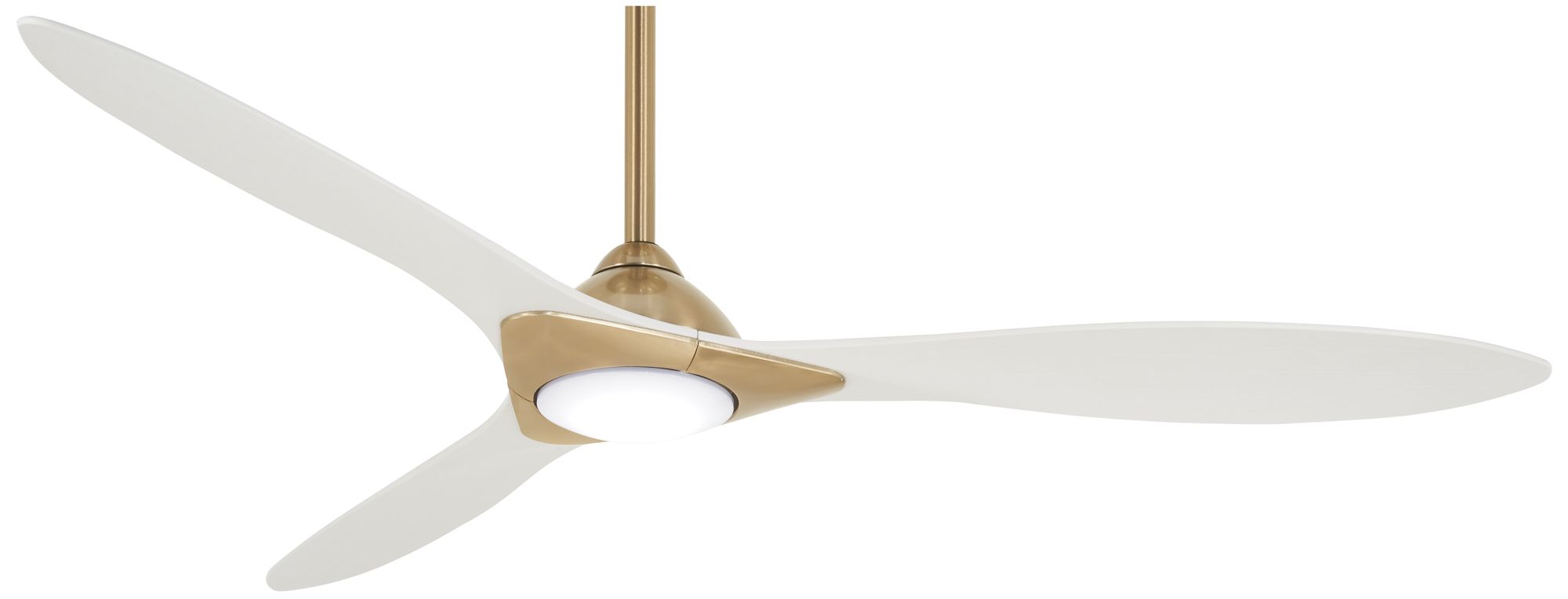 Image 2 Minka Aire Sleek 60-inch LED Soft Brass Indoor Ceiling Fan