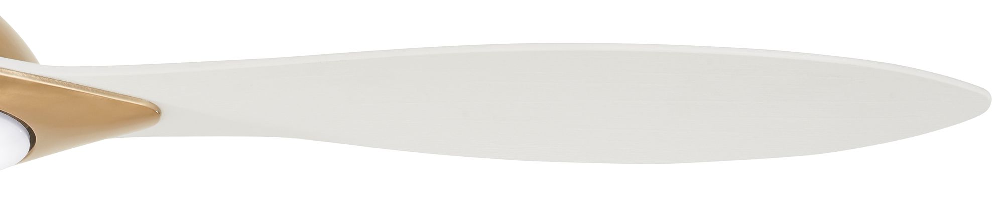Image 4 Minka Aire Sleek 60-inch LED Soft Brass Indoor Ceiling Fan more views