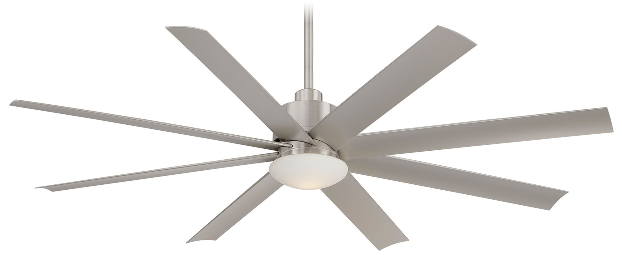 Image 2 Minka Aire Slipstream 65-inch LED Brushed Nickel Outdoor Ceiling Fan