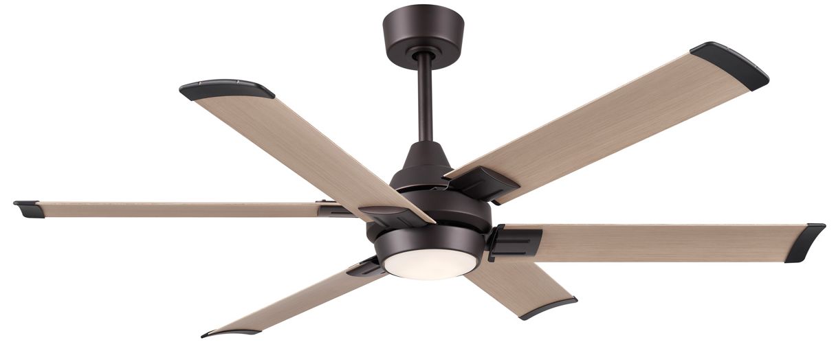 Image 2 Minka Aire Soarin 56-in CCT LED Dark Bro