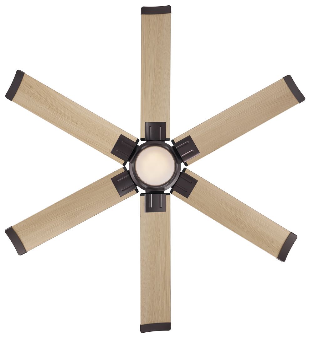 Image 3 Minka Aire Soarin 56-in CCT LED Dark Bro more views