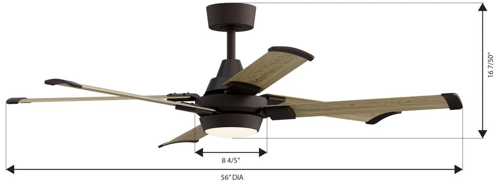 Image 7 Minka Aire Soarin 56-in CCT LED Dark Bro more views