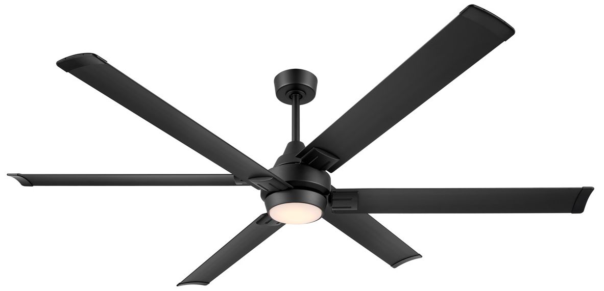 Image 2 Minka Aire Soarin 72-in CCT LED Coal Bla