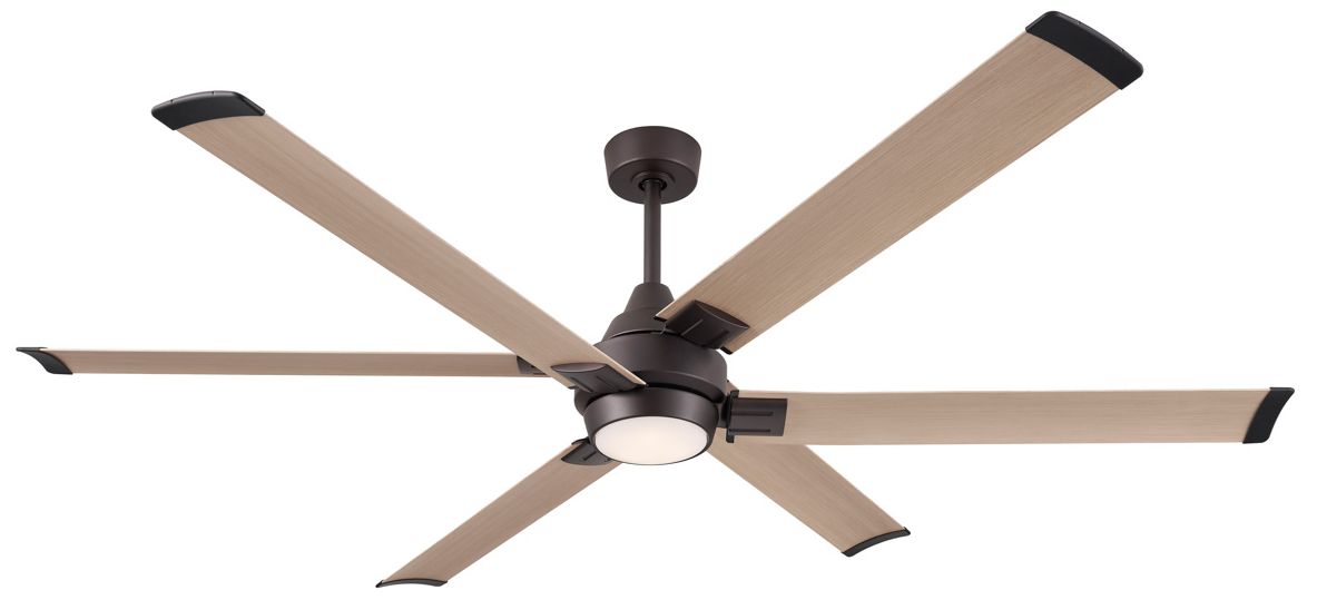 Image 2 Minka Aire Soarin 72-in CCT LED Dark Bro