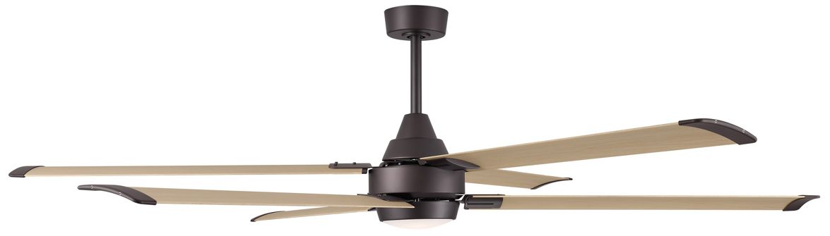 Image 6 Minka Aire Soarin 72-in CCT LED Dark Bro more views