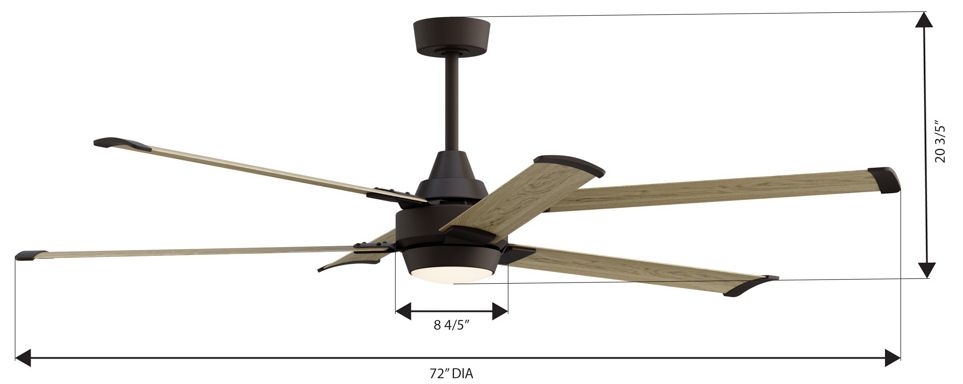 Image 7 Minka Aire Soarin 72-in CCT LED Dark Bro more views