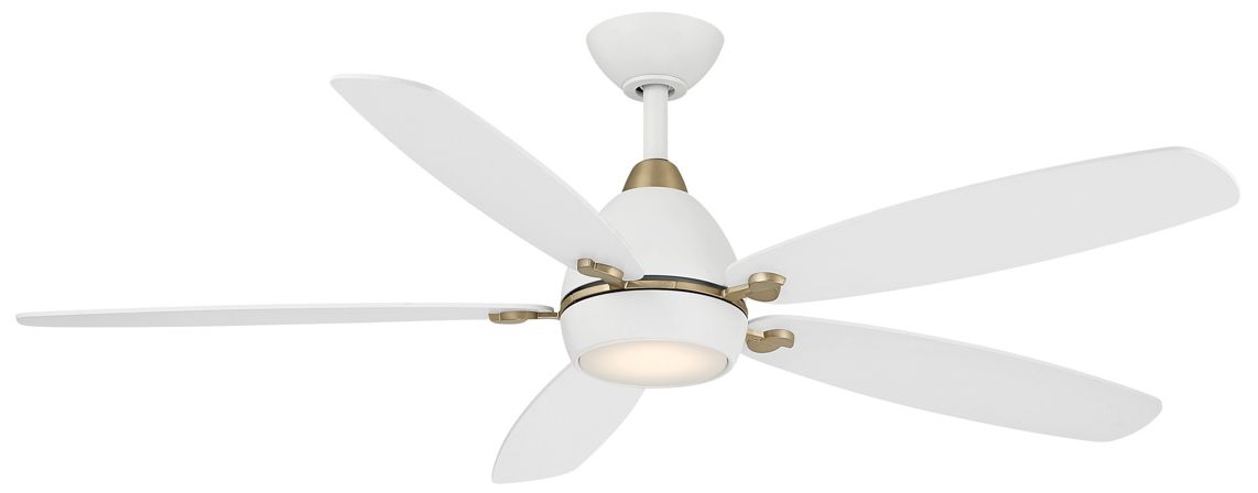 Minka Aire Soreno 52-in CCT LED Alabaste