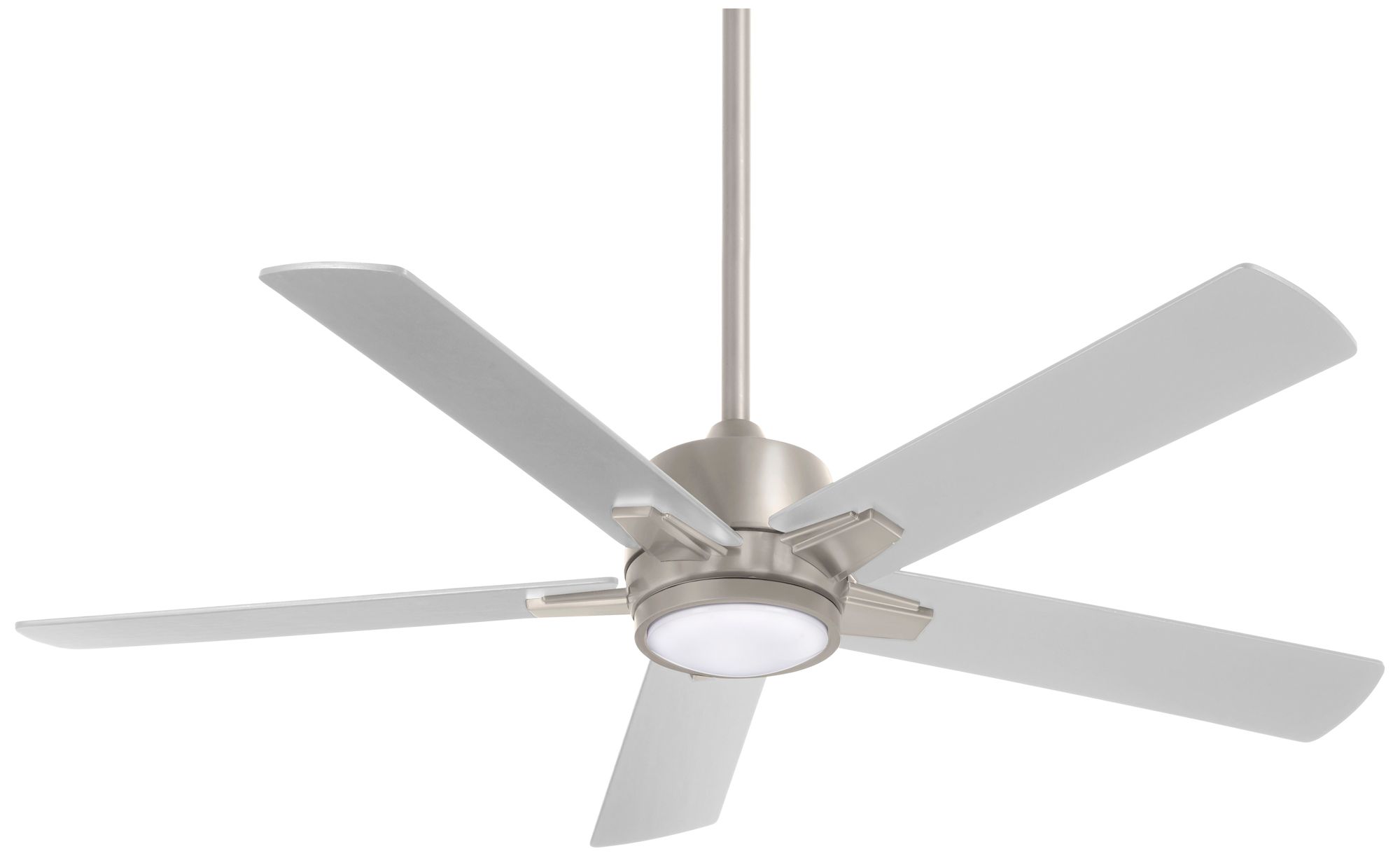 Image 2 Minka Aire Stout 54-inch LED Brushed Nickel Indoor Ceiling Fan