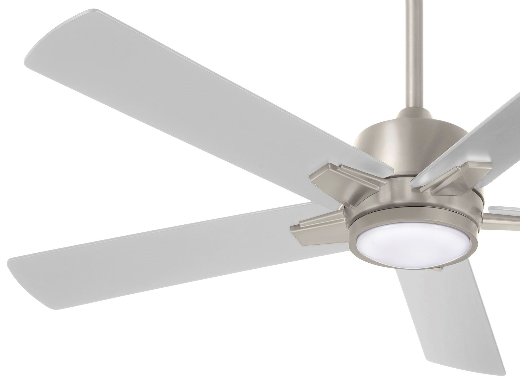 Image 5 Minka Aire Stout 54-inch LED Brushed Nickel Indoor Ceiling Fan more views