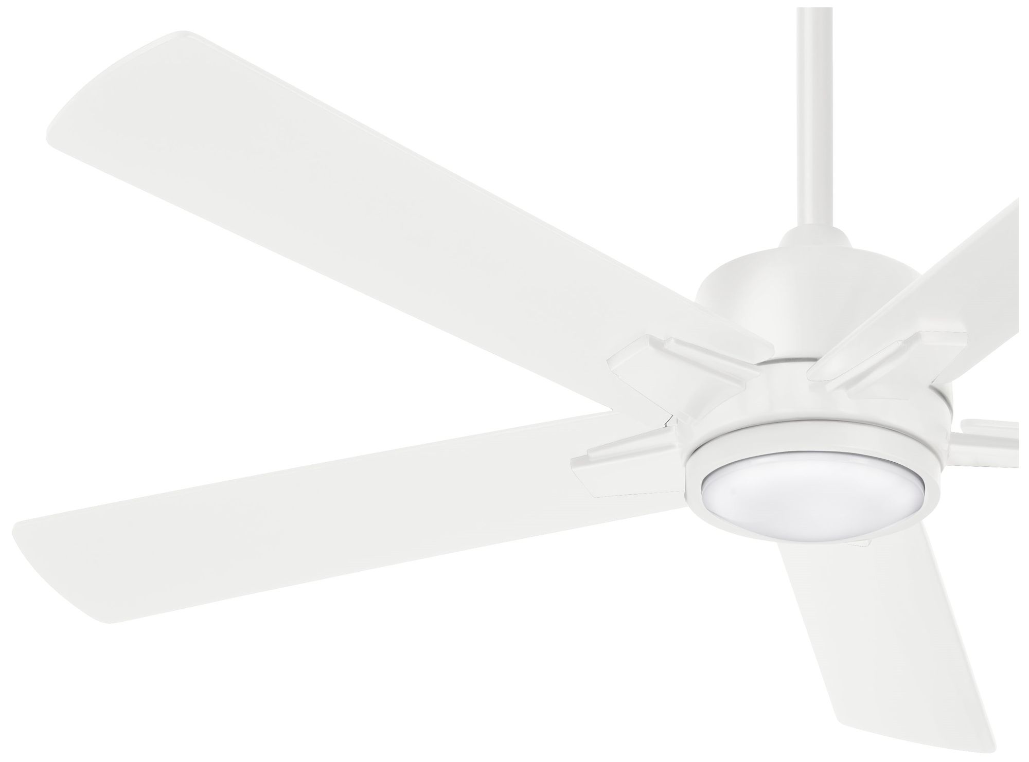 Image 3 Minka Aire Stout 54-inch LED Flat White Indoor Ceiling Fan more views