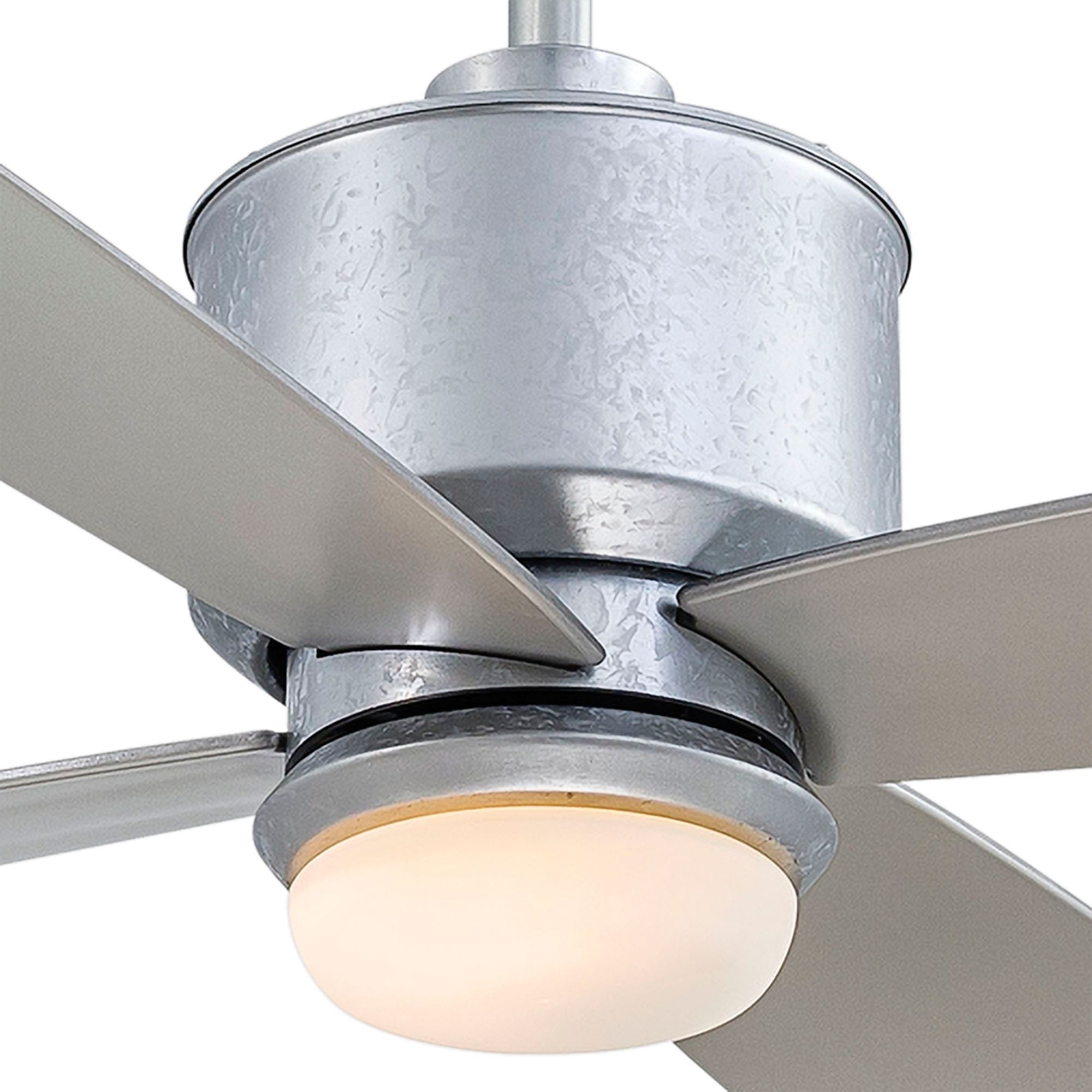 Image 3 Minka Aire Strata 52-inch LED Galvanized Outdoor Ceiling Fan more views