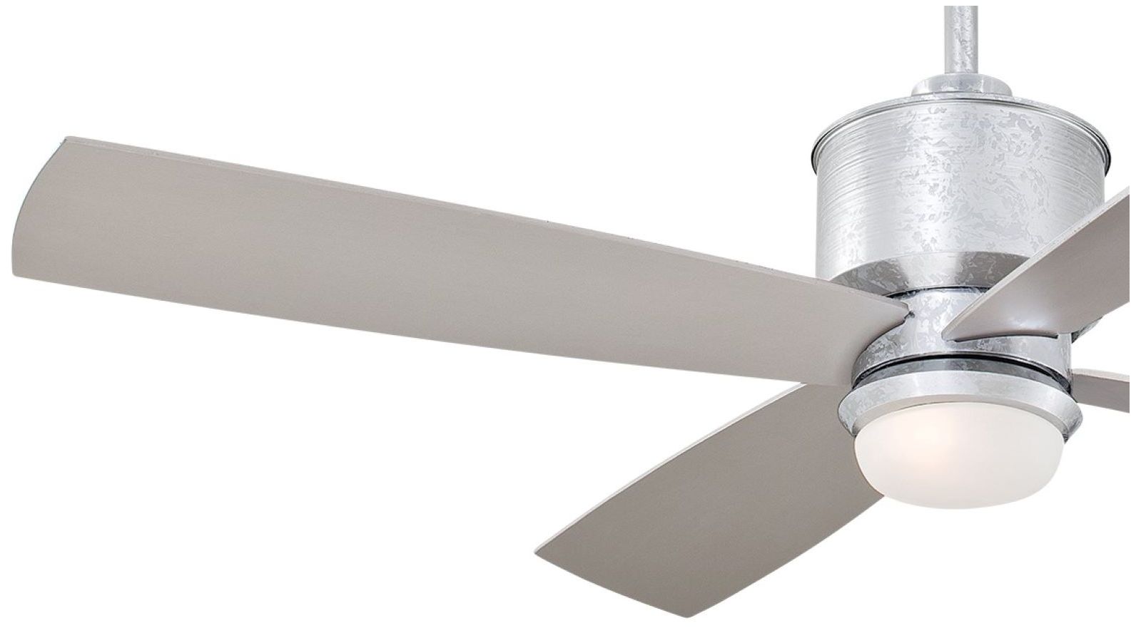 Image 7 Minka Aire Strata 52-inch LED Galvanized Outdoor Ceiling Fan more views