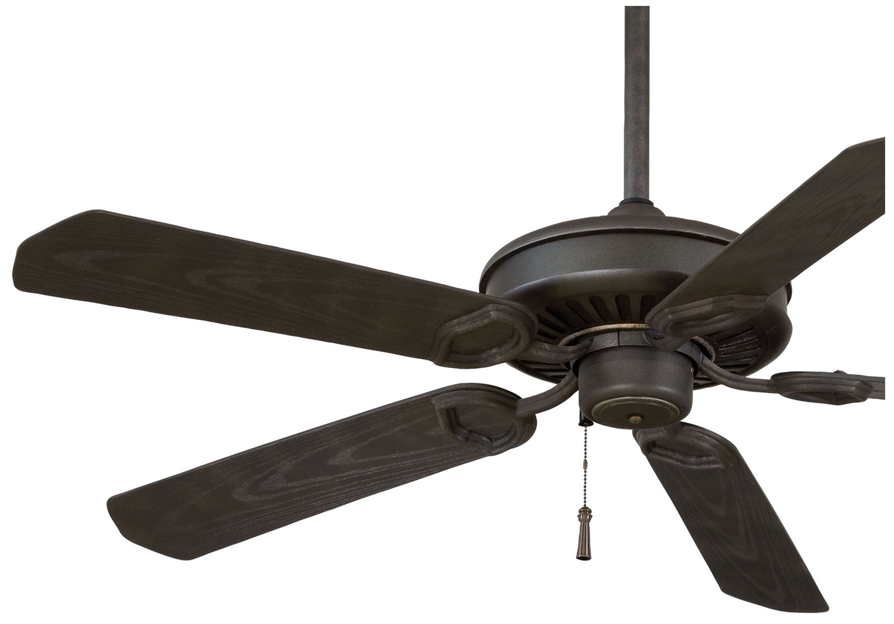 Image 3 Minka Aire Sundowner 54-inch Black Iron Outdoor Ceiling Fan more views