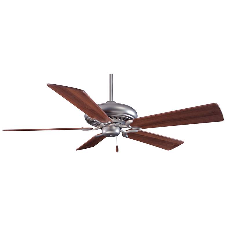 Image 1 Minka Aire Supra 52-inch Brushed Steel Indoor Ceiling Fan