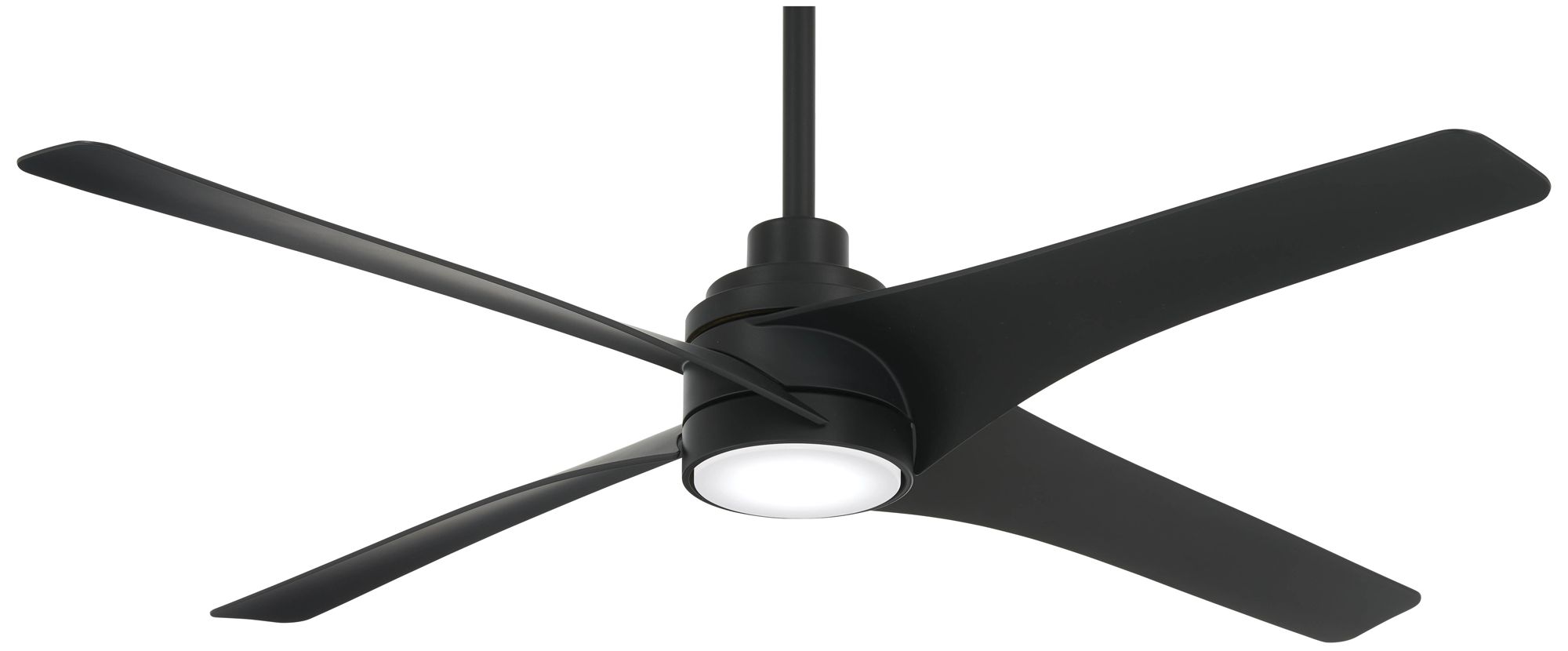 Image 2 Minka Aire Swept 56-inch LED Coal Black Indoor Ceiling Fan