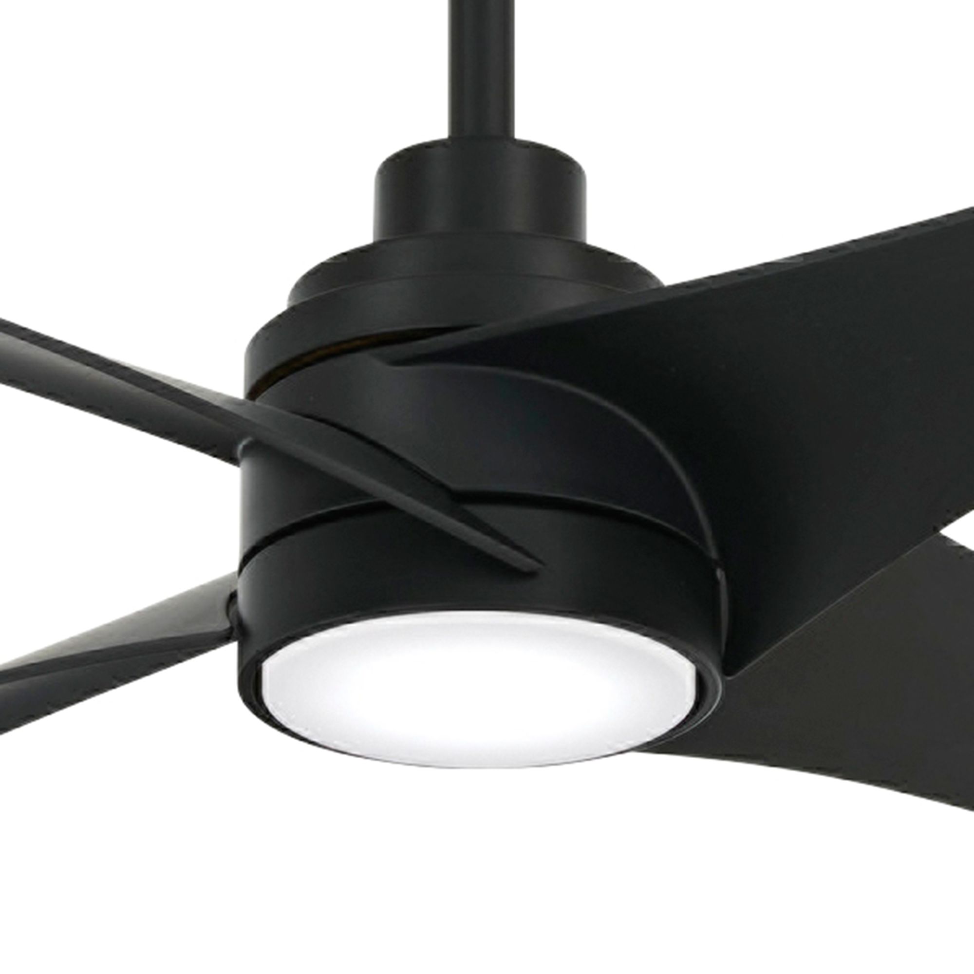 Image 3 Minka Aire Swept 56-inch LED Coal Black Indoor Ceiling Fan more views