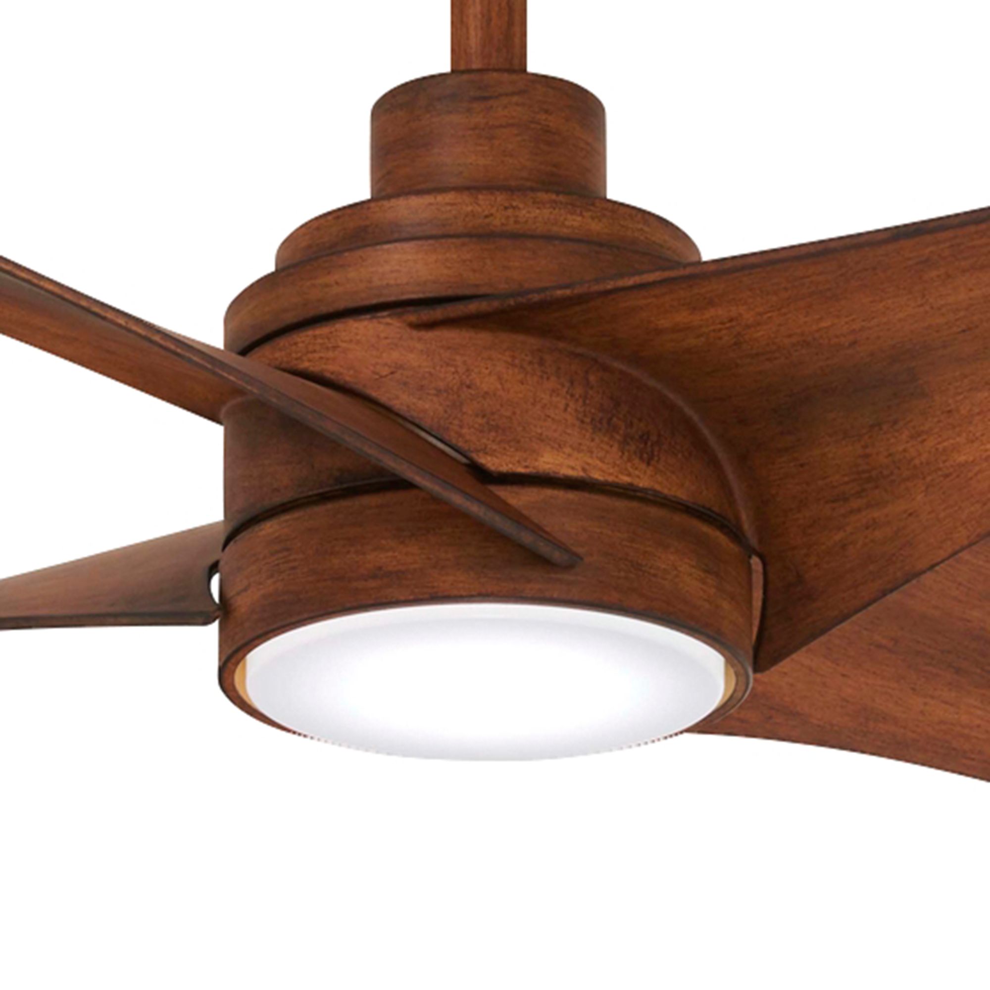 Image 3 Minka Aire Swept LED 56-inch Distressed Koa Ceiling Fan more views