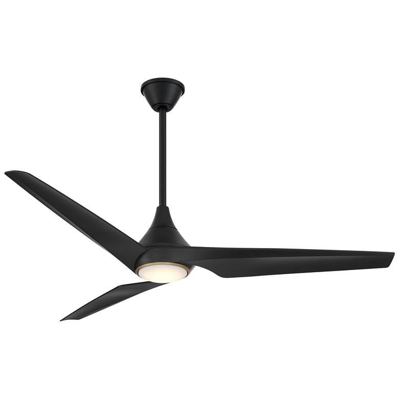 Image 2 Minka-Aire Switch 60-in LED Coal Black 3-Blade Dual Mount Ceiling Fan