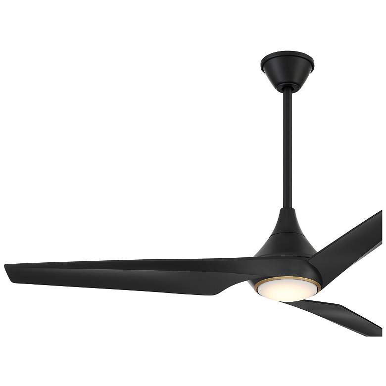 Image 7 Minka-Aire Switch 60-in LED Coal Black 3-Blade Dual Mount Ceiling Fan more views