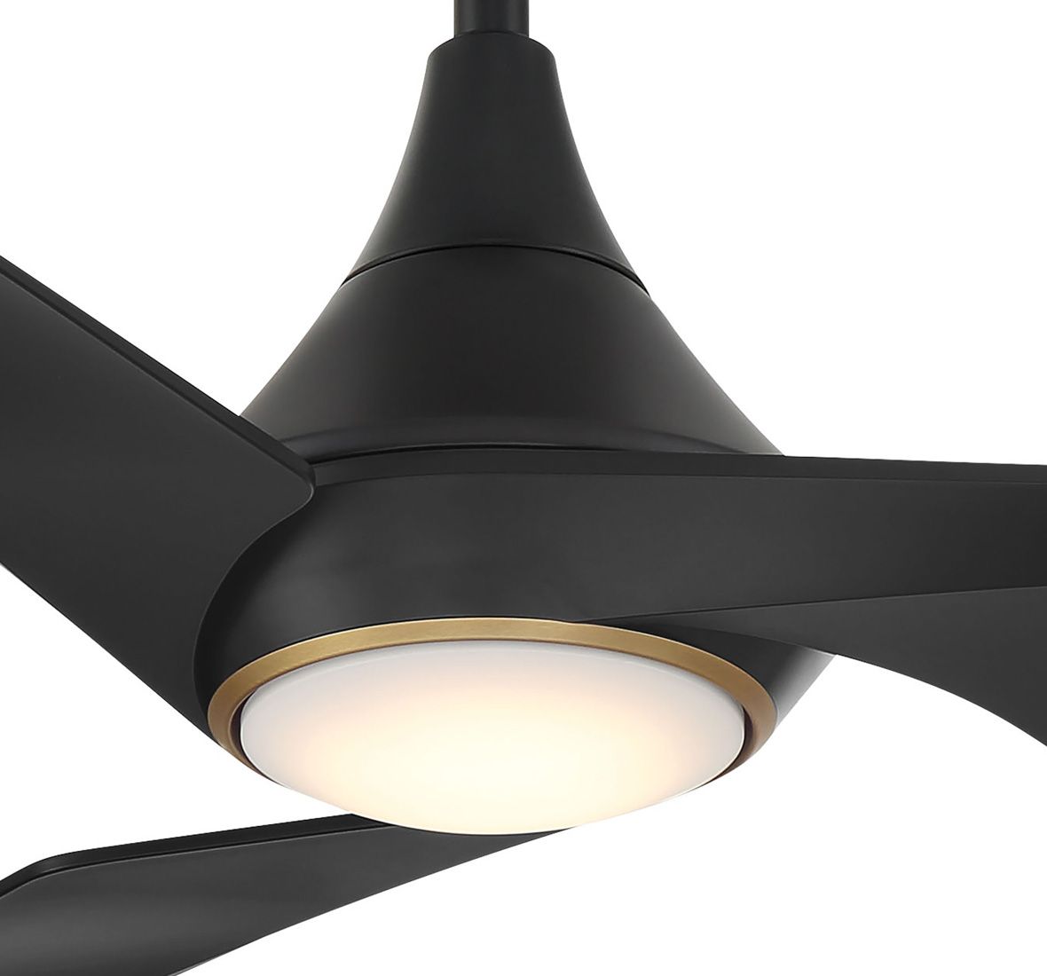 Minka-Aire Switch 60-in LED Coal Black 3-Blade Dual Mount Ceiling Fan