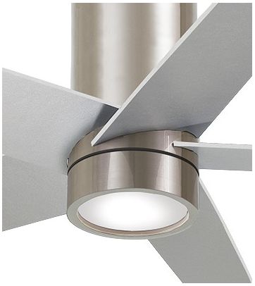 Image 3 Minka Aire Symbio 56-inch LED Brushed Nickel Indoor Ceiling Fan more views