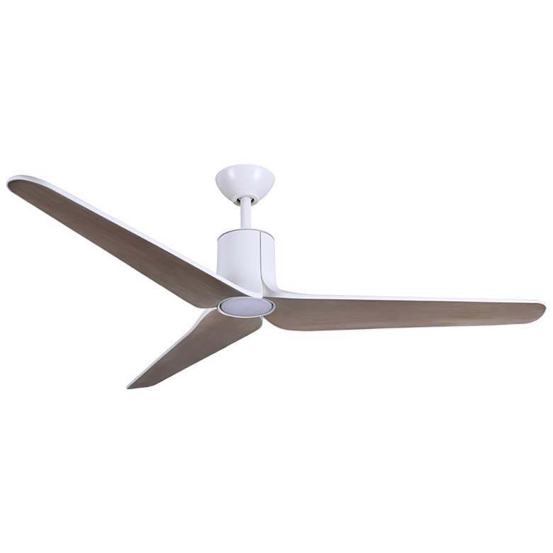 Image 1 Minka-Aire Tempri 56-in LED Flat White Indoor/Outdoor 3-Blade Ceiling Fan