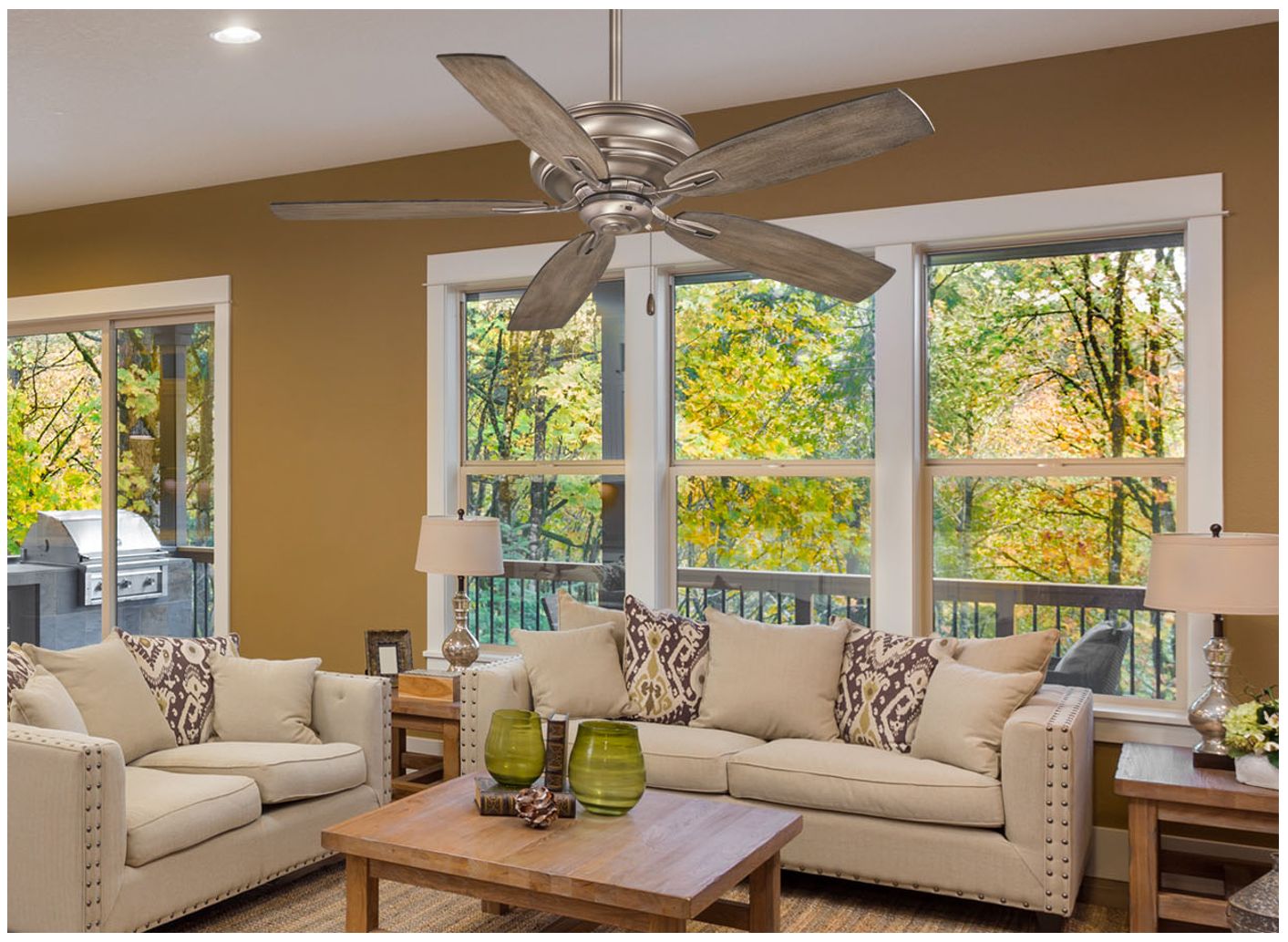 Image 7 Minka Aire Timeless 54-inch French Beige Indoor Ceiling Fan more views