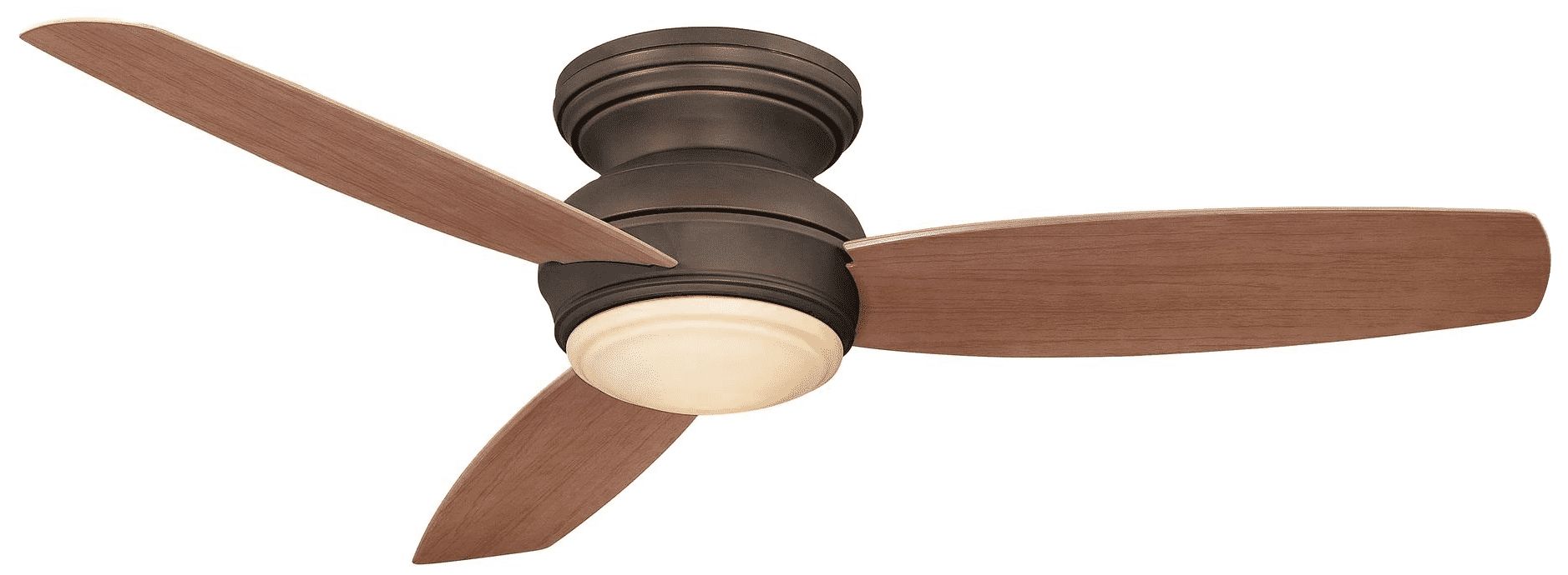 Minka Aire Traditional Concept LED Bronze Flush Mount Ceiling Fan