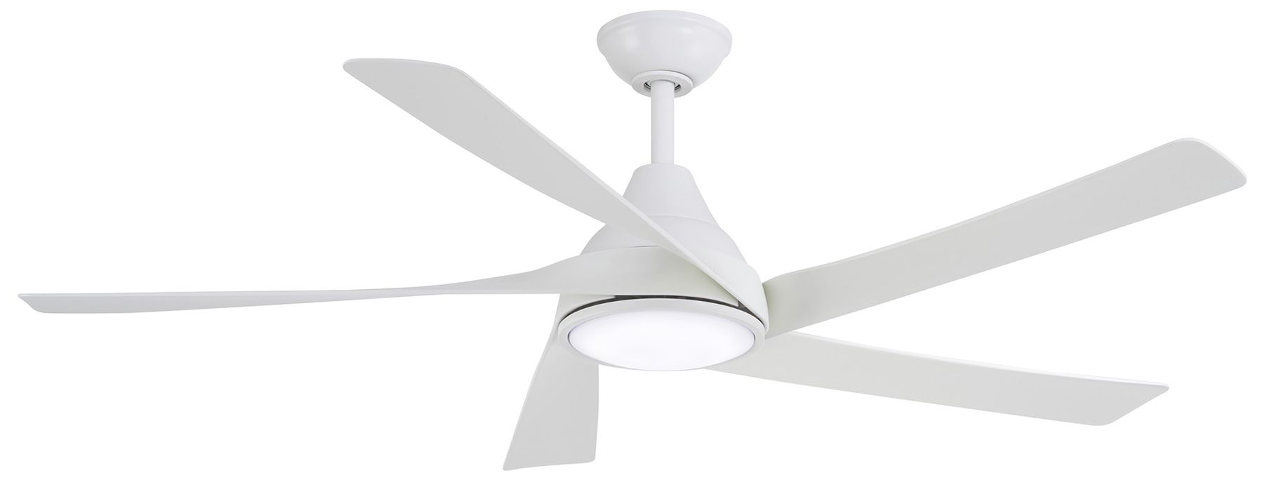 Image 2 Minka Aire Transonic 56-Inch LED Flat White Ceiling Fan