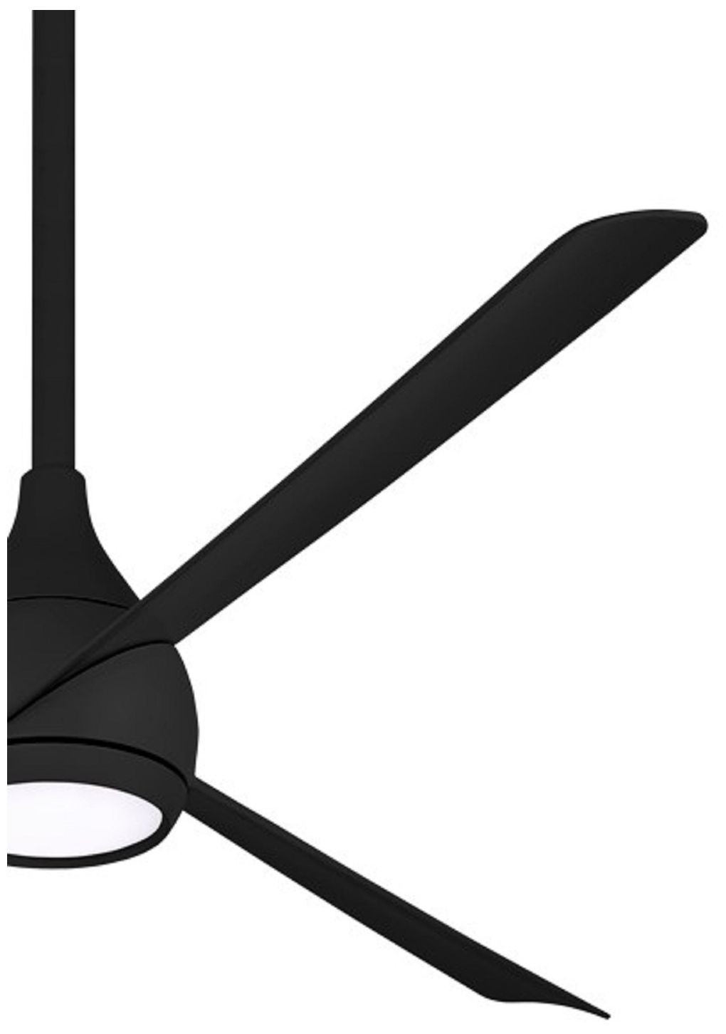 Image 5 Minka Aire Twist 52-in LED Coal Black Indoor Smart Ceiling Fan with Remote more views