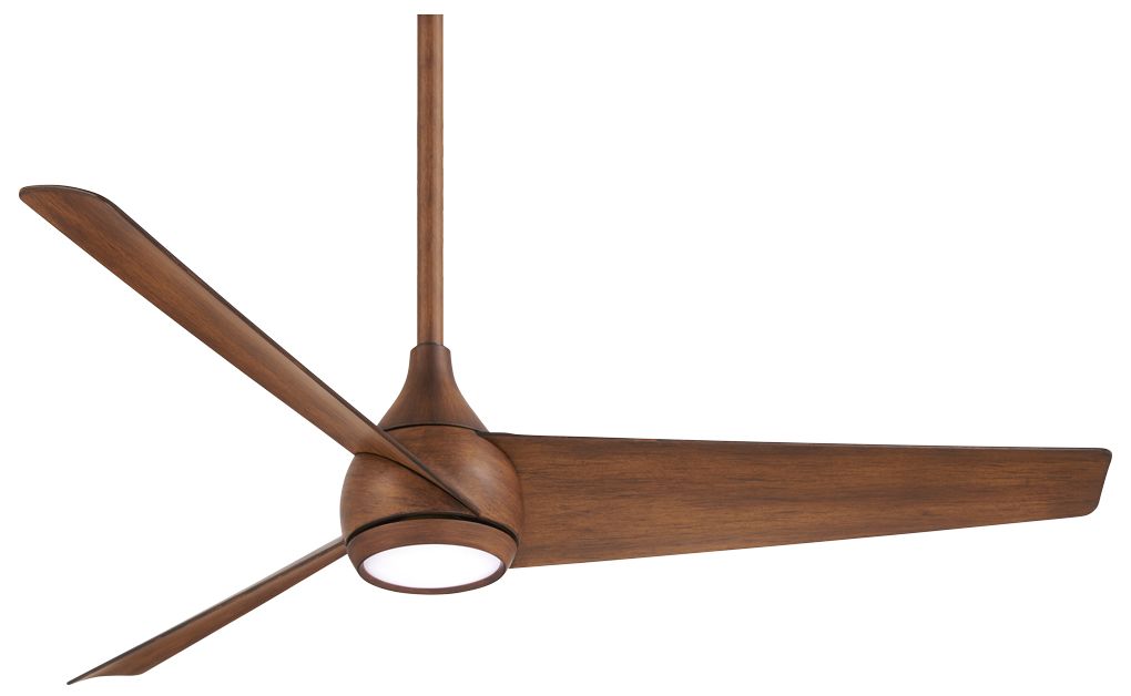 Image 2 Minka Aire Twist 52in LED Distress Koa Indoor Smart Ceiling Fan with Remote