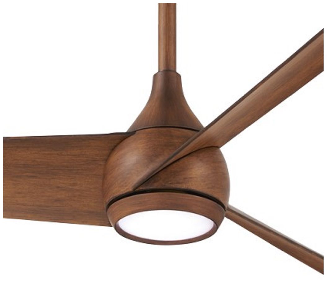 Image 3 Minka Aire Twist 52in LED Distress Koa Indoor Smart Ceiling Fan with Remote more views