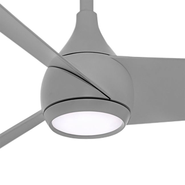 Image 3 Minka Aire Twist LED 52-inch Grey Indoor Ceiling Fan more views