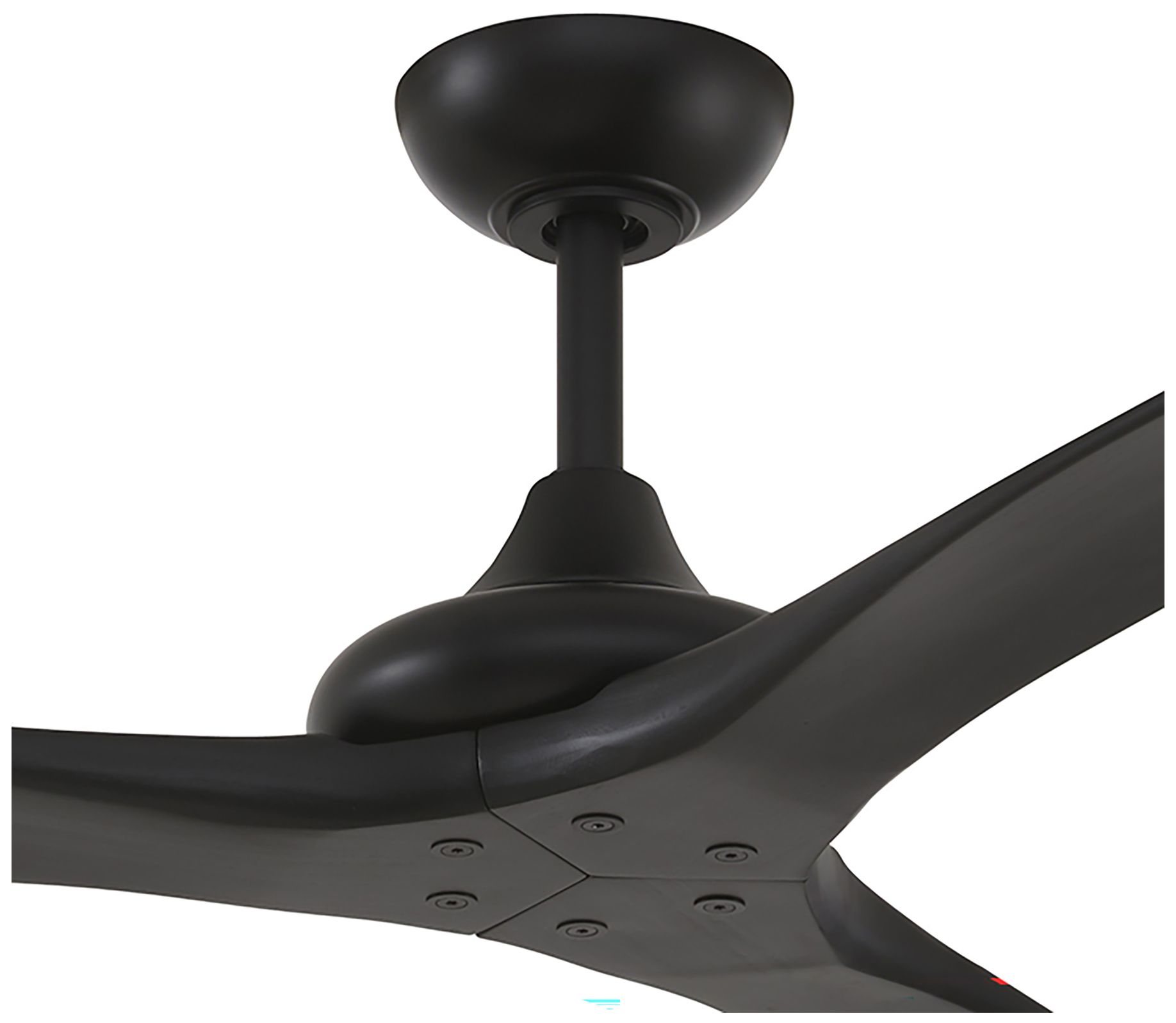 Image 3 Minka Aire Vapor 60-in LED Coal Black Indoor Ceiling Fan with Remote more views