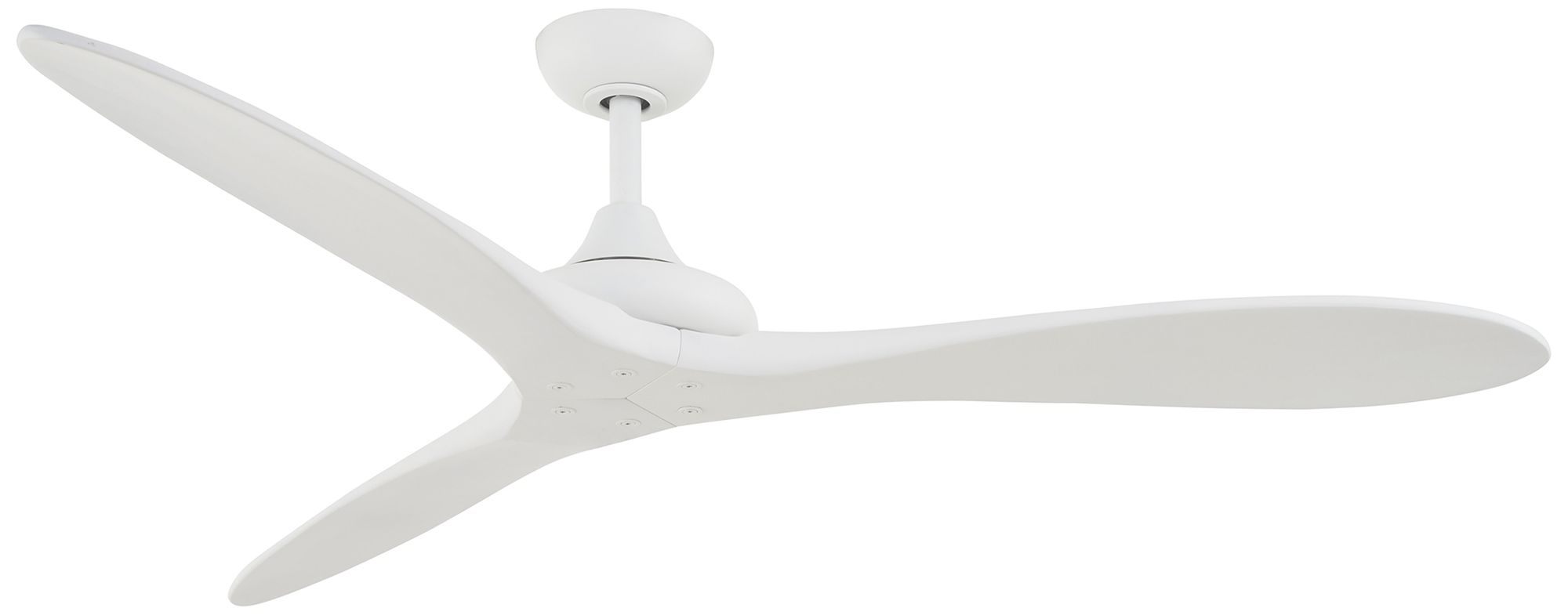Image 3 Minka Aire Vapor 60in LED Flat White Indoor Ceiling Fan with Remote Control