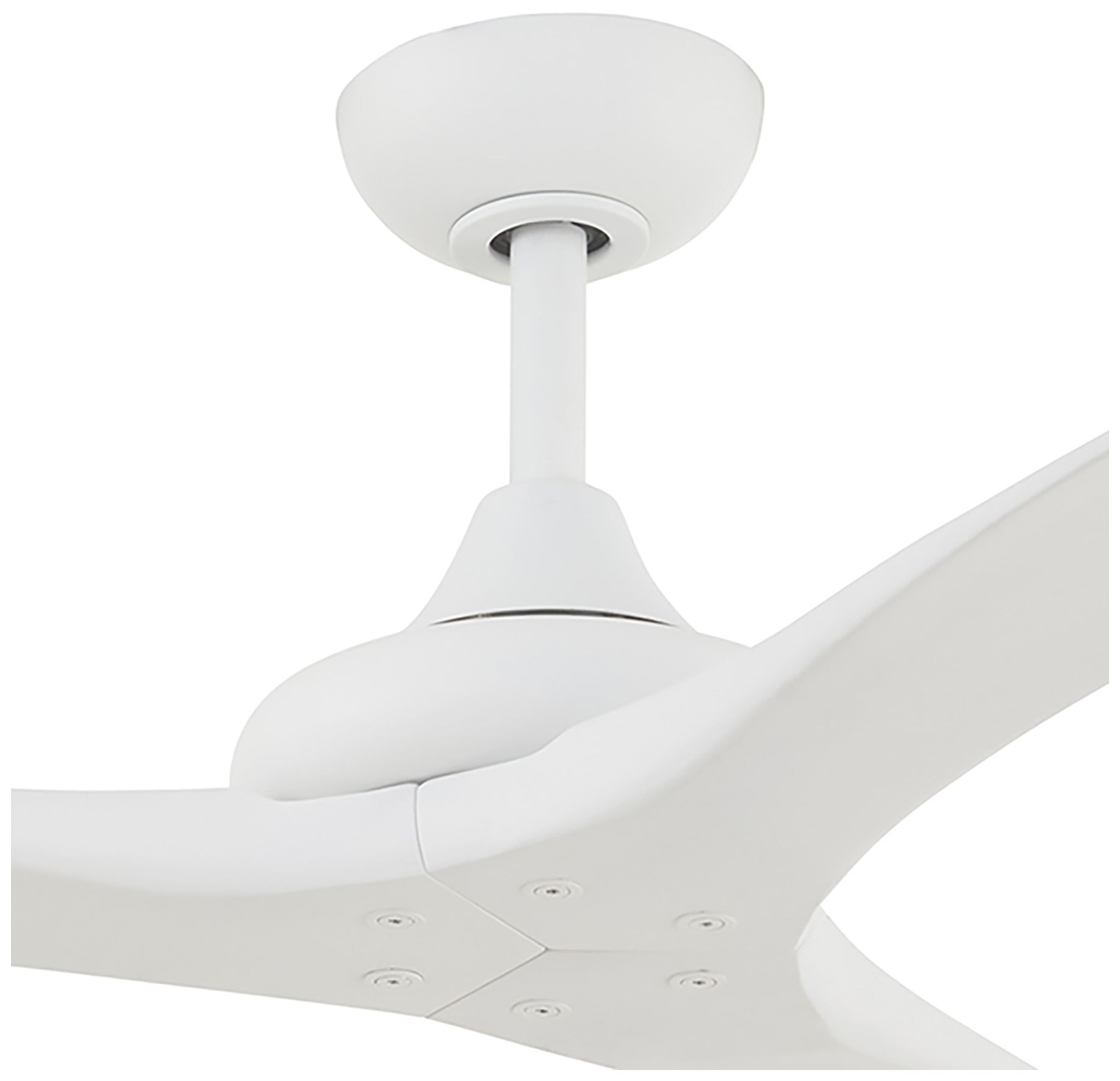 Image 6 Minka Aire Vapor 60in LED Flat White Indoor Ceiling Fan with Remote Control more views